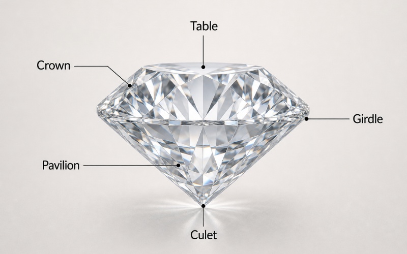 Các thông số trên biểu đồ tỷ lệ kim cương GIA