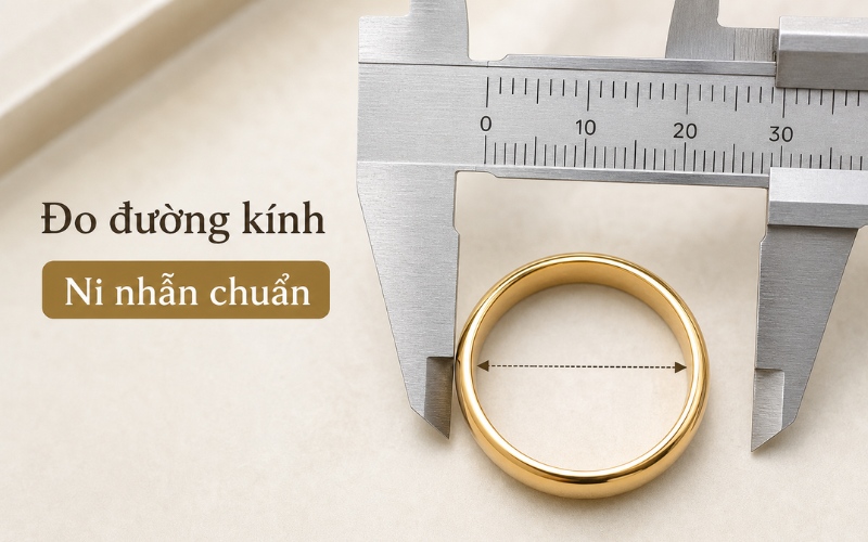 Bạn cần đo ni nhẫn thật chuẩn để tránh tình trạng sai size