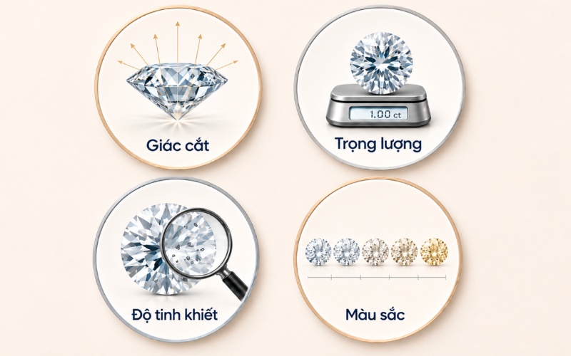 Tiêu chuẩn 4C của kim cương
