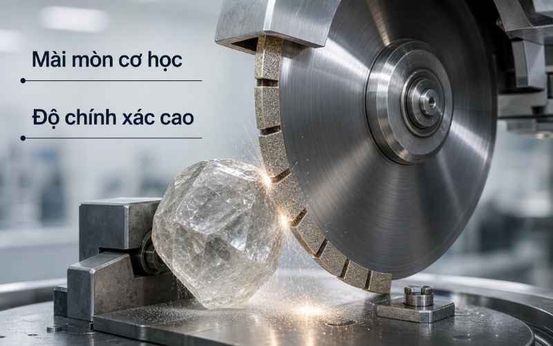 Lưỡi cưa kim cương trong gia công kim cương