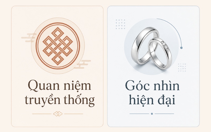 Ở góc nhìn hiện đại, một cuộc hôn nhân bền vững không phụ thuộc vào việc giữ nguyên một món đồ