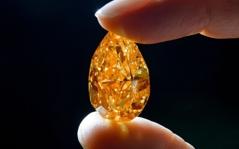 Viên kim cương The Orange khoảng 14,82 carat