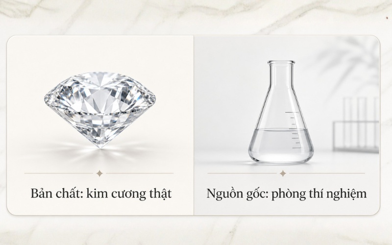 Kim cương CVD là kim cương thật 100% được tạo ra trong phòng thí nghiệm bằng công nghệ CVD