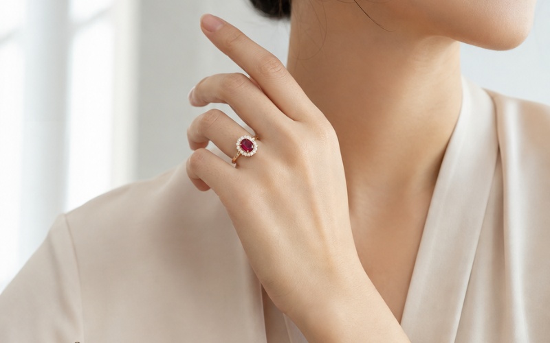 Nhẫn cầu hôn kim cương fancy thiết kế nổi bật