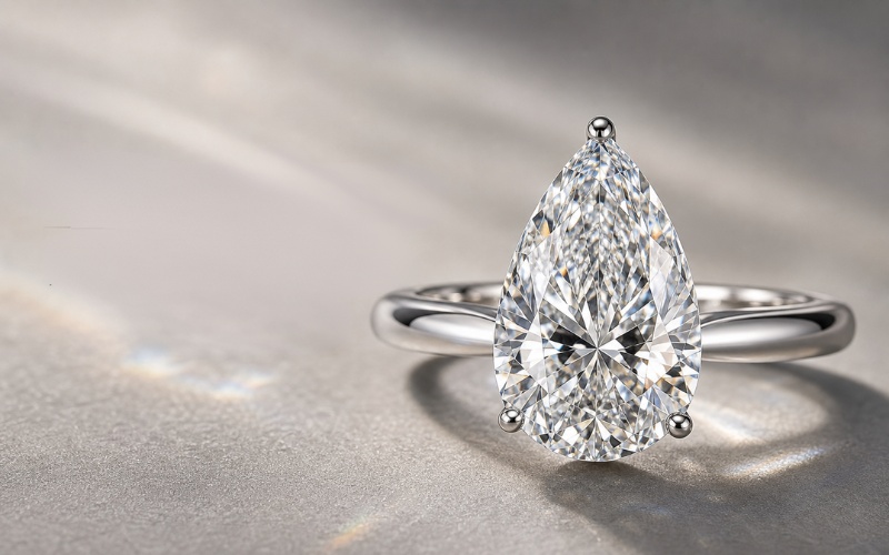 Dáng pear thường ứng dụng kiểu cắt brilliant nhằm tối ưu khả năng phản xạ ánh sáng