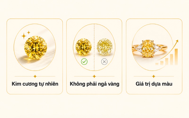 Kim cương vàng là một dạng kim cương màu tự nhiên thuộc nhóm fancy color