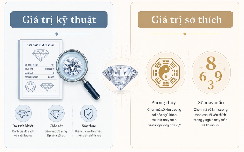 Bạn nên phân biệt rõ ràng giữa hai tầng giá trị khác nhau