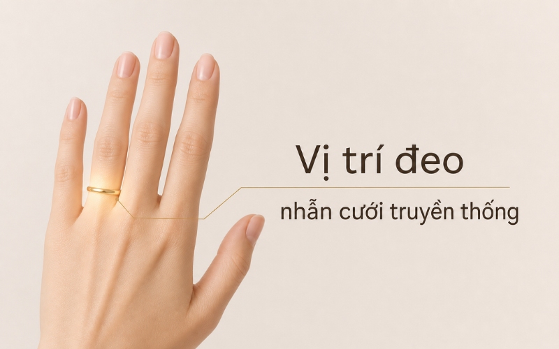 Một quan niệm phổ biến cho rằng ngón áp út gắn với mạch tình yêu