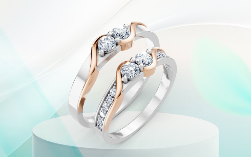 Nhẫn cưới KNT nổi bật với đa dạng thiết kế và mẫu mã nhẫn cưới hột xoàn