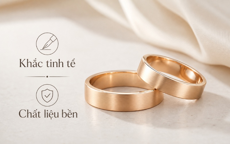 Kiểu nhẫn trơn dễ khắc đẹp