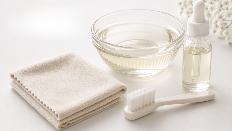 Vệ sinh bằng nước ấm và dung dịch dịu nhẹ là sự lựa chọn phù hợp