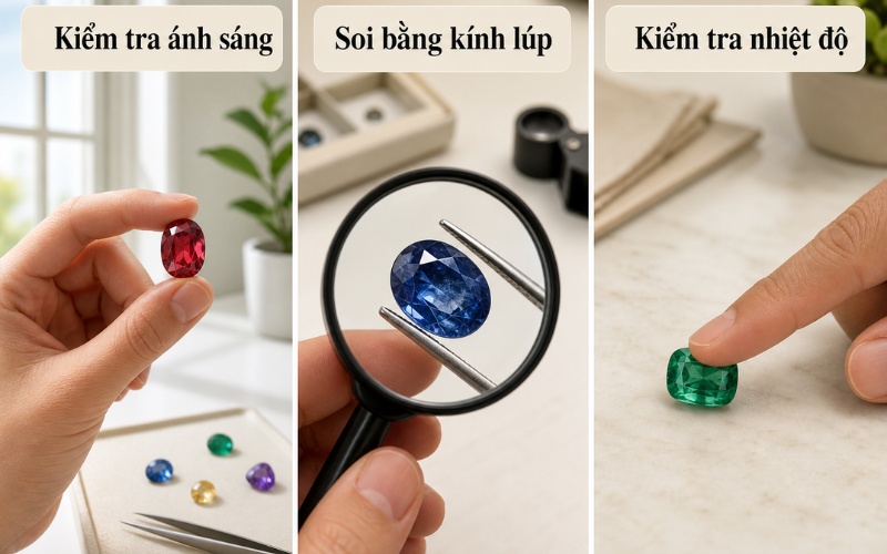 3 cách kiểm tra đá quý tự nhiên tại nhà an toàn
