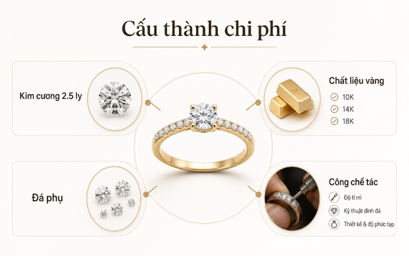 Bạn cần xác định rõ giá viên lẻ hay giá thành phẩm