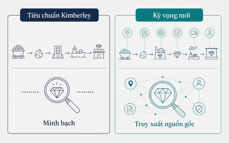 Giới hạn Kimberley Process và truy xuất nguồn gốc kim cương