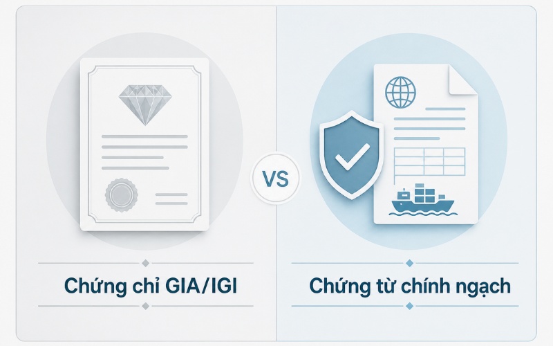 So sánh chứng chỉ kiểm định và chứng từ nhập khẩu