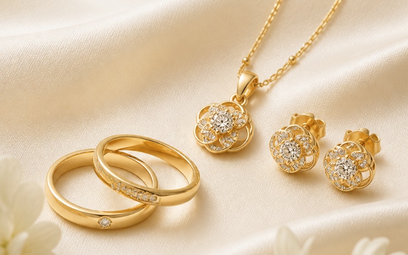 Bộ vàng cưới tối giản phù hợp với cặp đôi cần tối ưu ngân sách