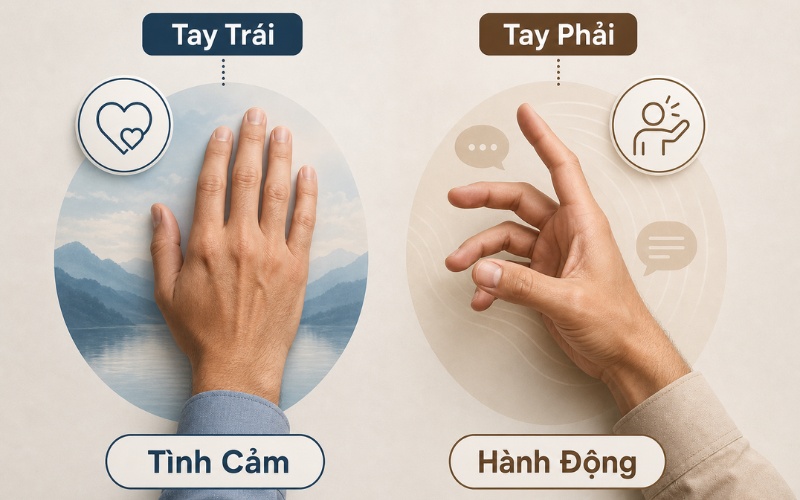 Về cơ bản, tay trái hay tay phải đeo nhẫn nam có thể mang sắc thái khác nhau trong cách hiểu phổ biến