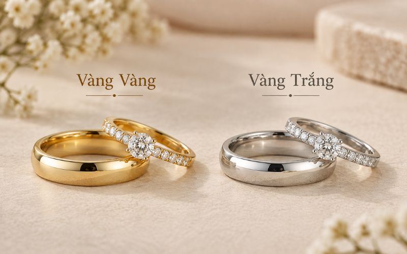 àu sắc hoàn toàn không quyết định tuổi vàng, độ bền hay giá trị sản phẩm