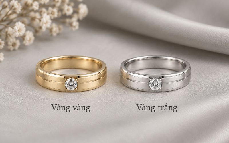 Cả hai màu đều thuộc nhóm hợp kim vàng trong nhiều dòng sản phẩm